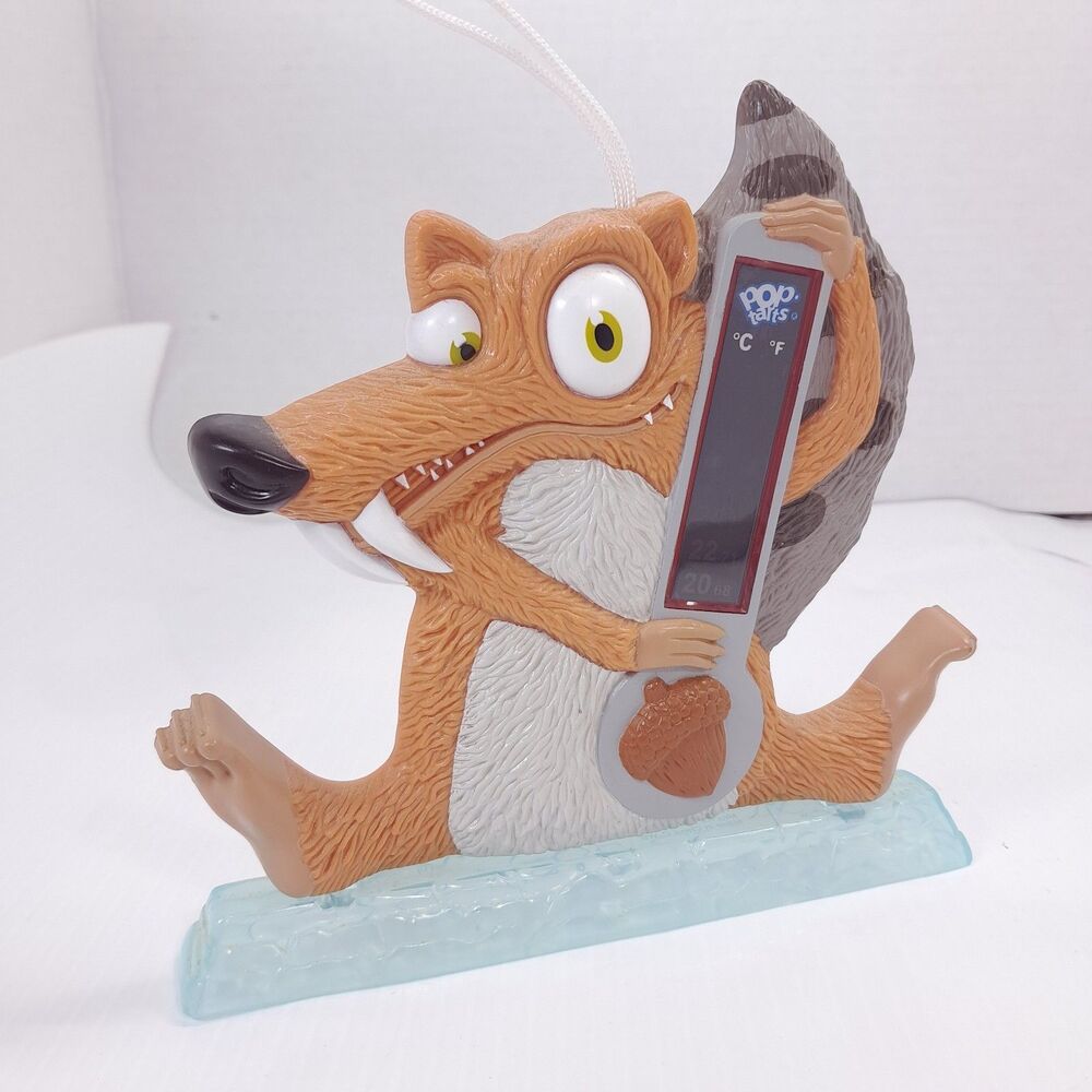 Pop Tarts Ice Age Scrat Thermometer 2005 Kelloggs Movie Premium Promo Vintage